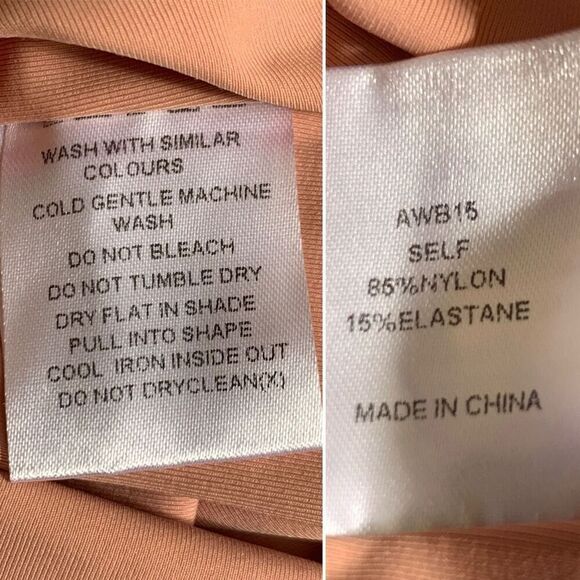 Meshki Jazmin‎ Scoop Neck Crop Top in Apricot Size S - Picture 6 of 10